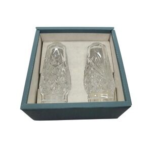 Vintage J.G. Durand Cristal France Crystal Salt and Pepper Shaker Set with‎ Box
